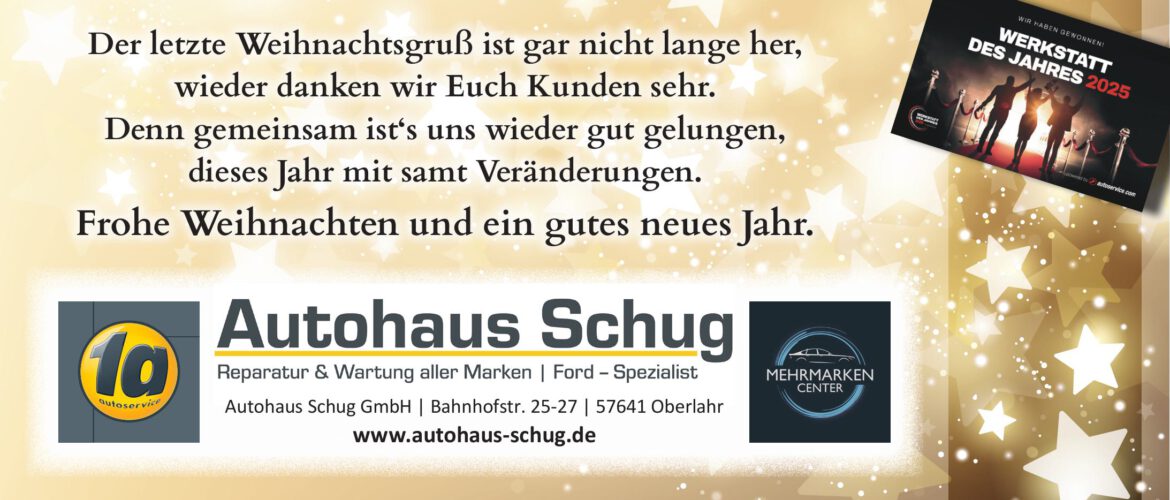 Frohe Weihnacht!